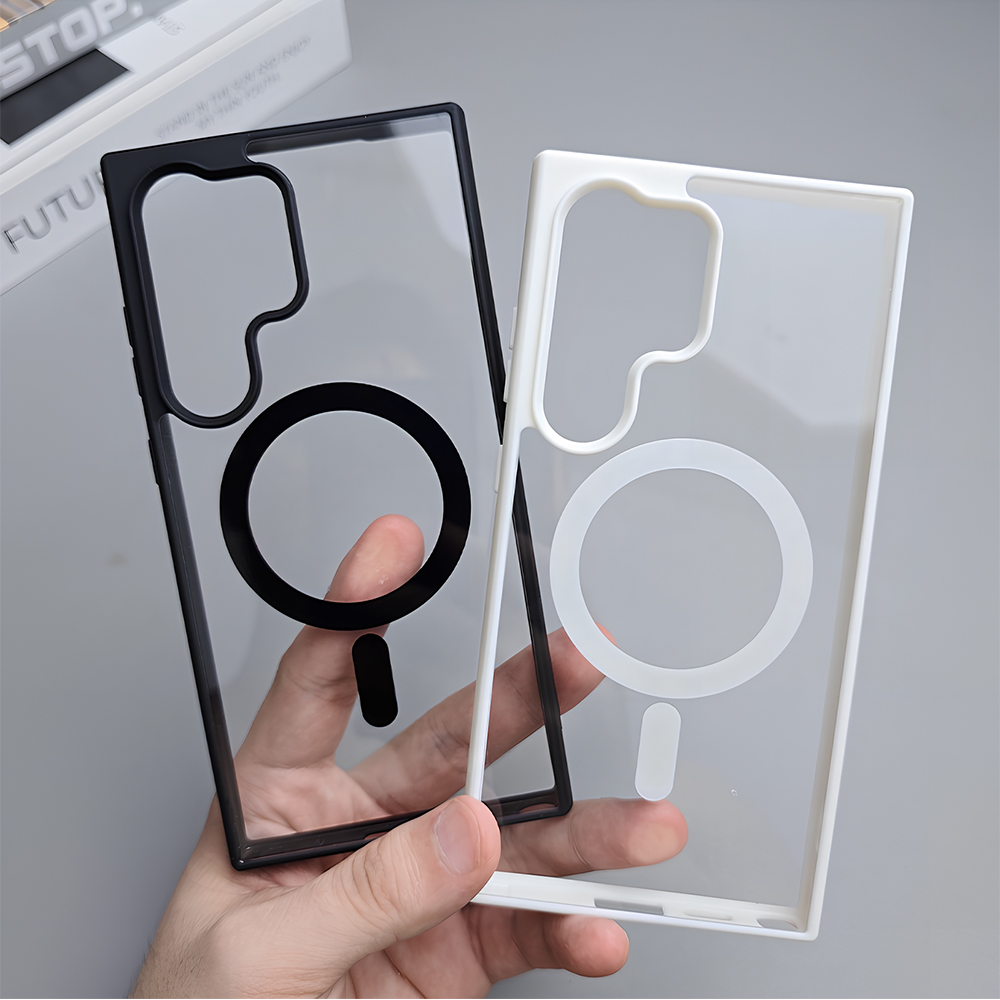 Clear Shockproof Bumper Case - Luxuriöse transparente Acryl-Handyhülle für Samsung A37