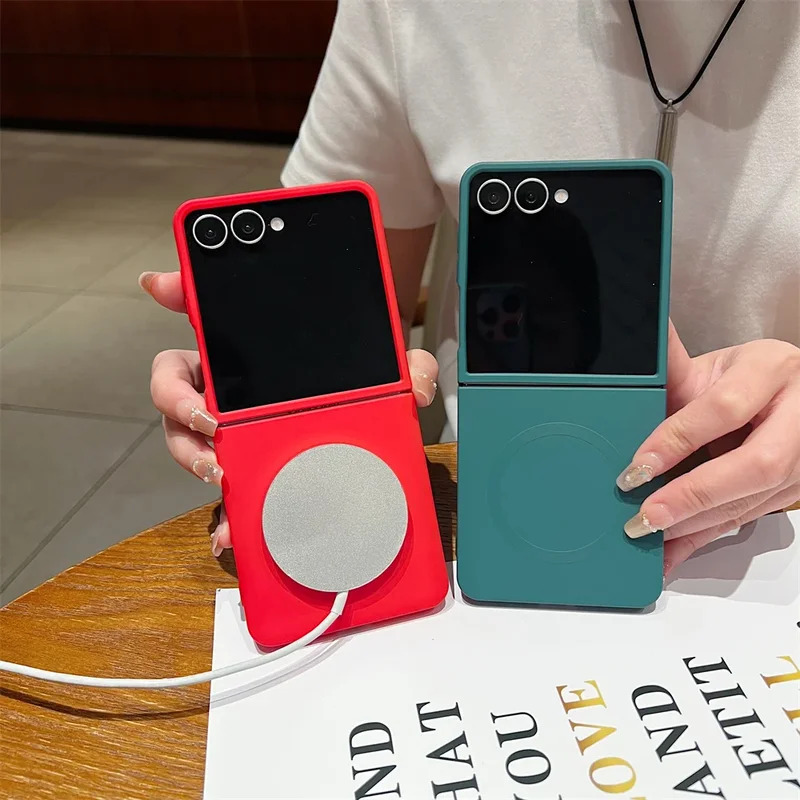 Liquid Silicone Magnetic Phone Case - Flüssiges Silikon Weiche Magnetische Handyhülle für