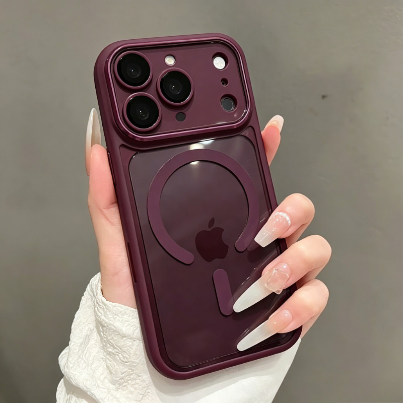 Clear Shockproof Bumper Case - Luxuriöse, stoßfeste Schutzhülle mit transparentem, magnetischem