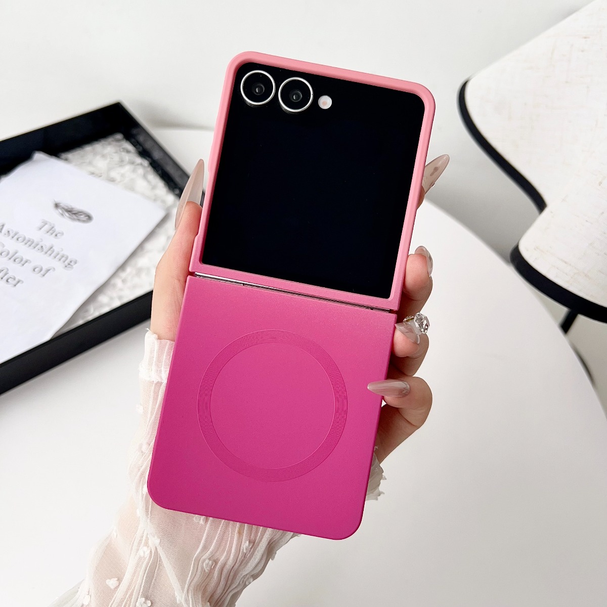 Liquid Silicone Magnetic Phone Case - Farbverlauf Flüssig-Silikon Weiche Magnetische Handyhülle für