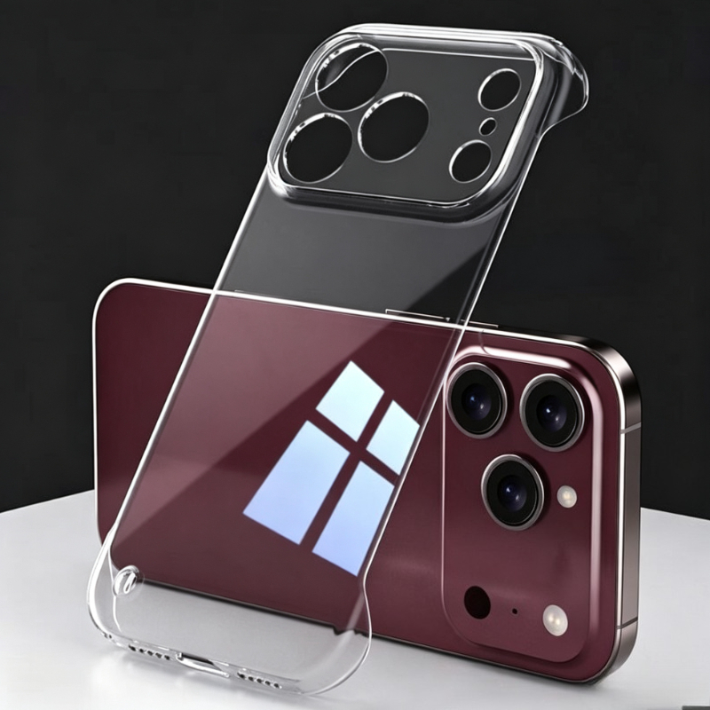 Ultra Thin Frameless Phone Cover - Ultradünne, transparente, rahmenlose Handyhülle aus hartem