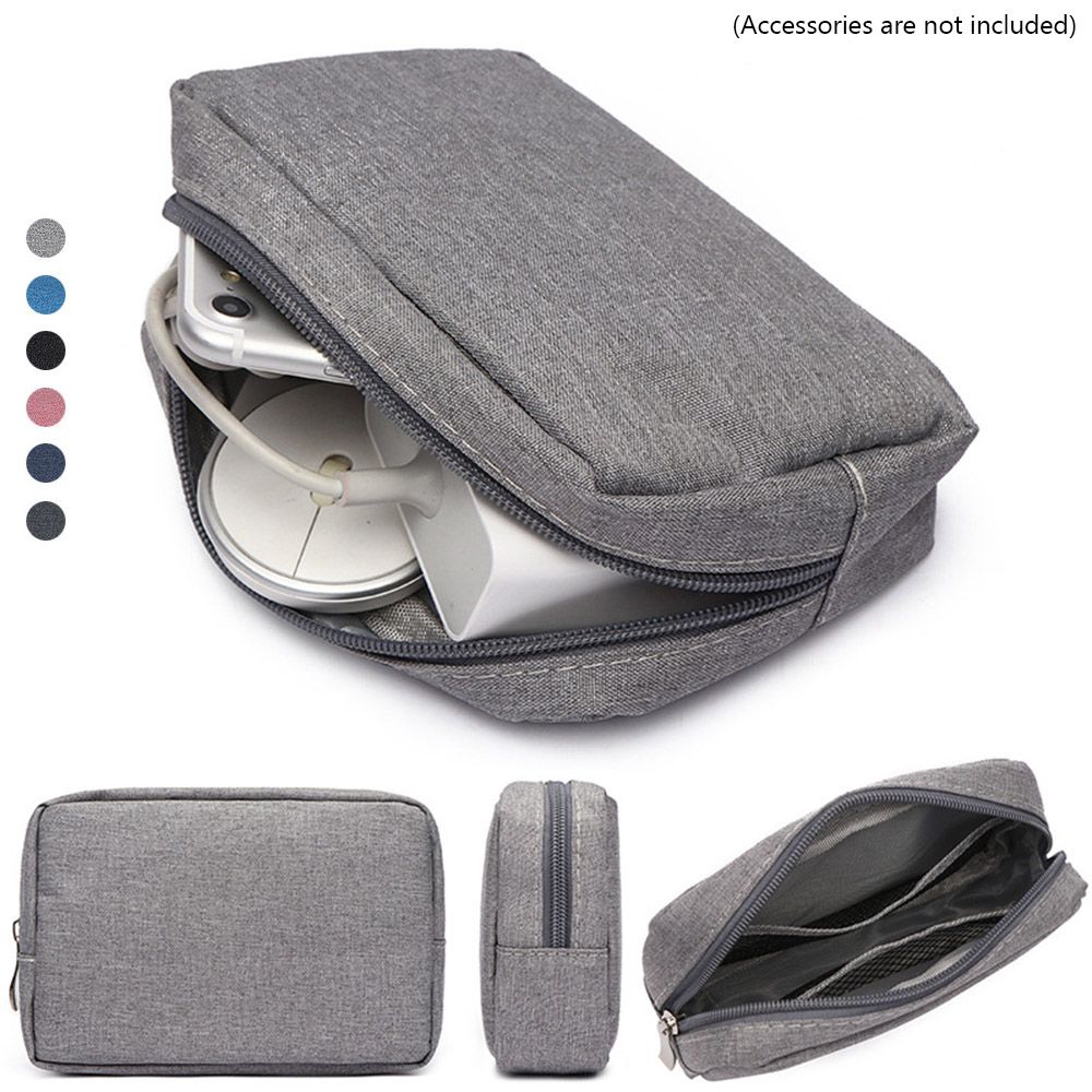 Earphones - Tragbare USB-Kabel-Kopfhörer-Organizer-Aufbewahrungstasche Gadget-Geräte-Beutel Make-up-Abdeckung Digitales Zubehör