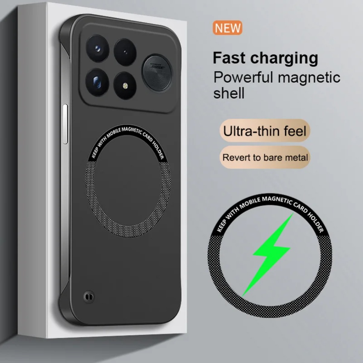Ultra Thin Frameless Phone Cover - Ultradünne Rahmenlose Hülle für Poco F9