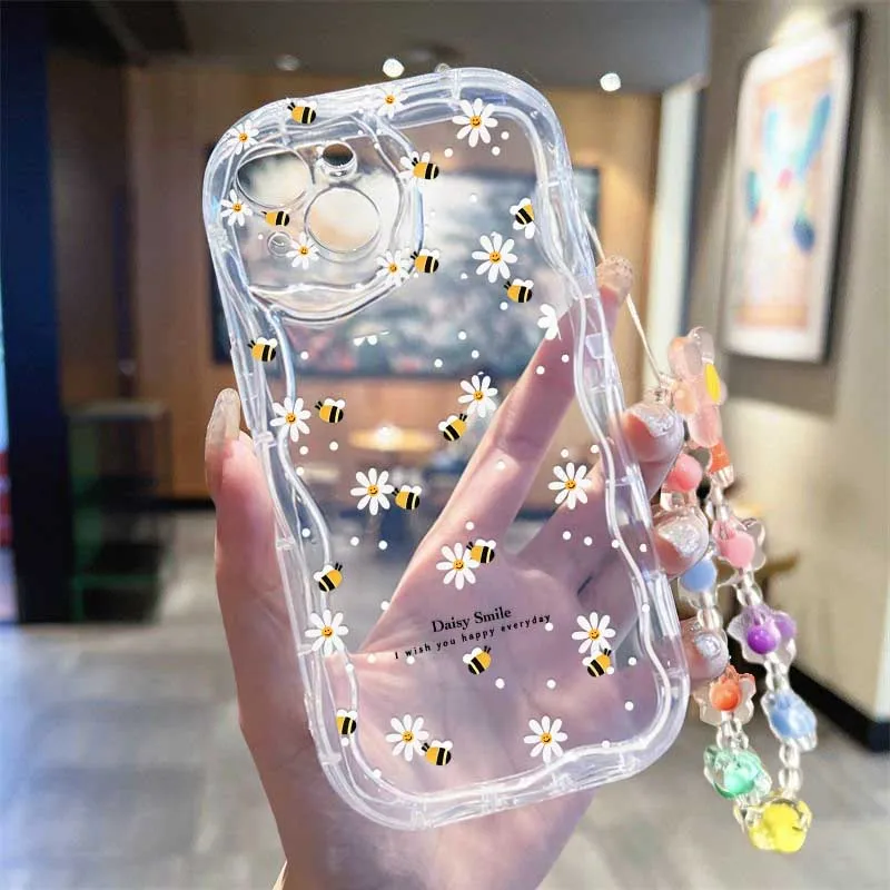 Niedliche Blumen-Handgelenksch – Cute Cartoon Wrist Strap Silicone Case Bewertung und Preis
