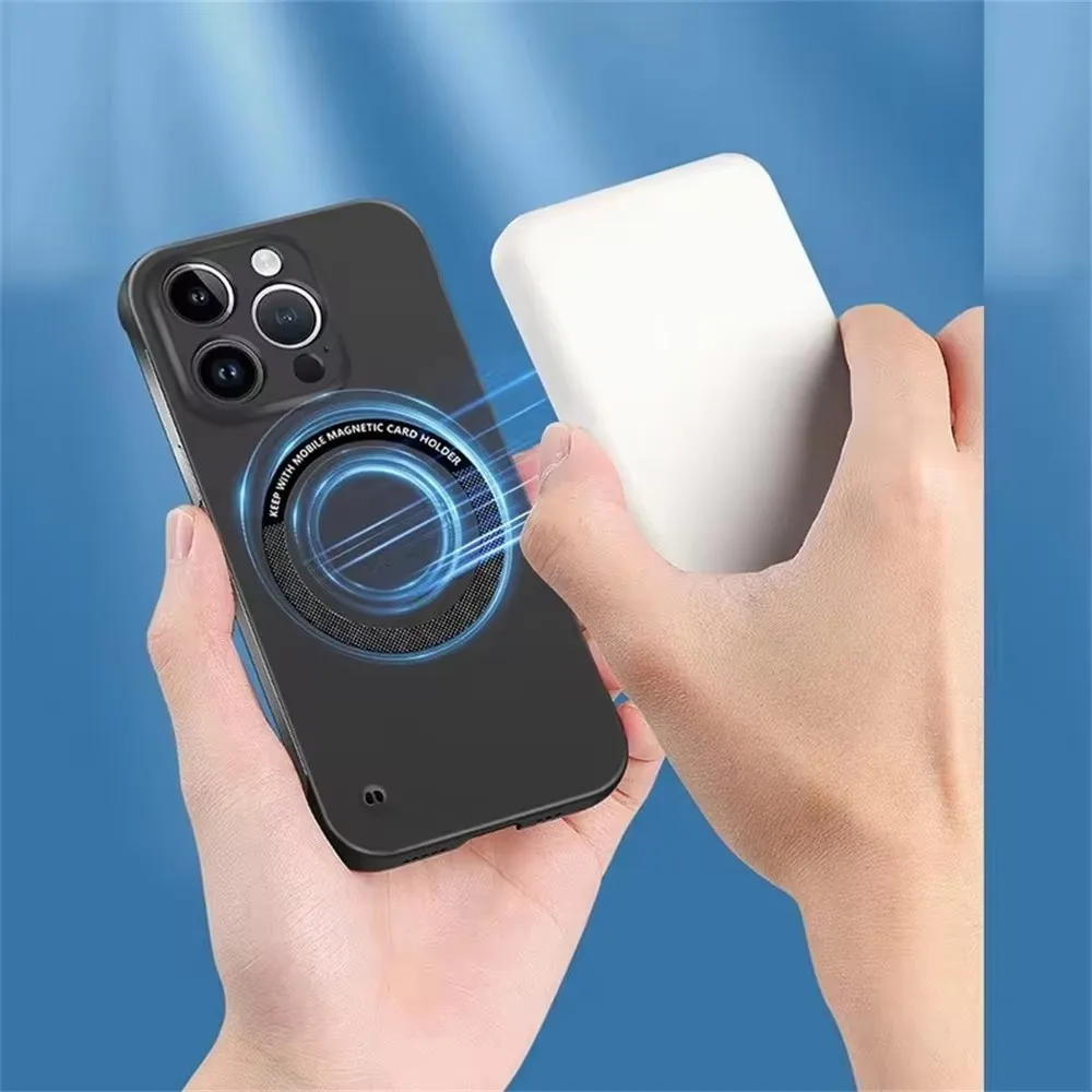 Für Magsafe Magnetische rahmen – Ultra Thin Frameless Phone Cover Bewertung und Preis