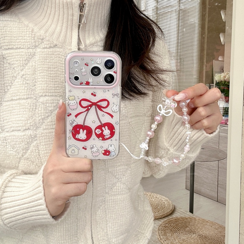 Niedliche Cartoon-Süßkirsche M – Cute Cartoon Wrist Strap Silicone Case Bewertung und Preis