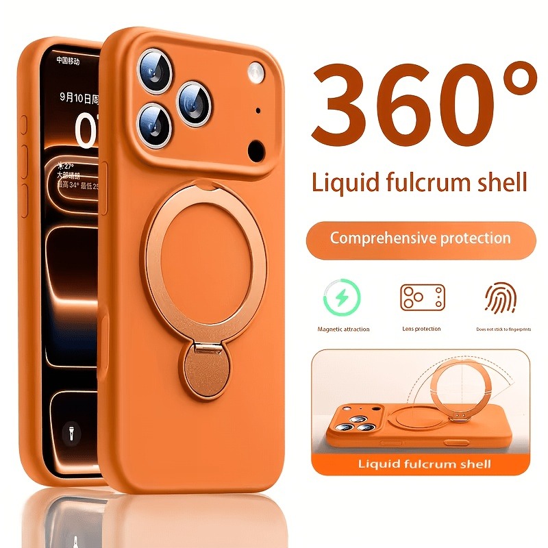 360° Magnetischer Ständer Flüs – Liquid Silicone Magnetic Phone Case Bewertung und Preis