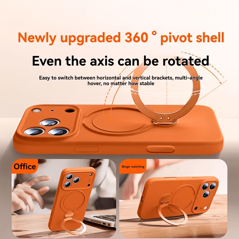 360° Magnetischer Ständer Flüs – Liquid Silicone Magnetic Phone Case Bewertung und Preis