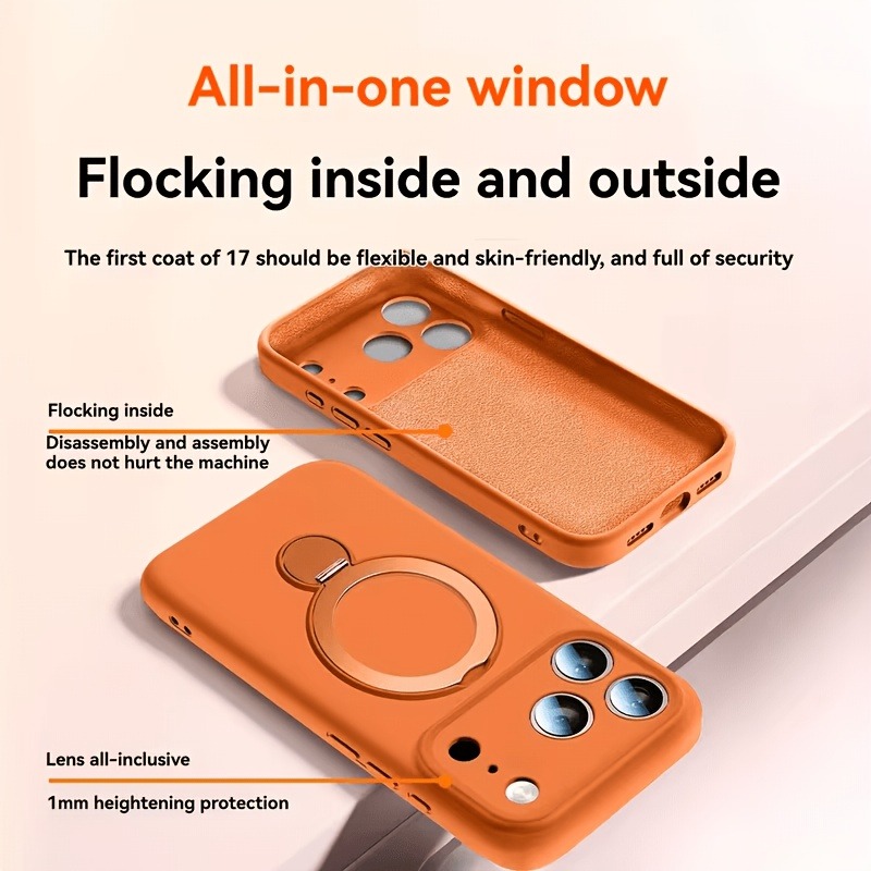 360° Magnetischer Ständer Flüs – Liquid Silicone Magnetic Phone Case Bewertung und Preis