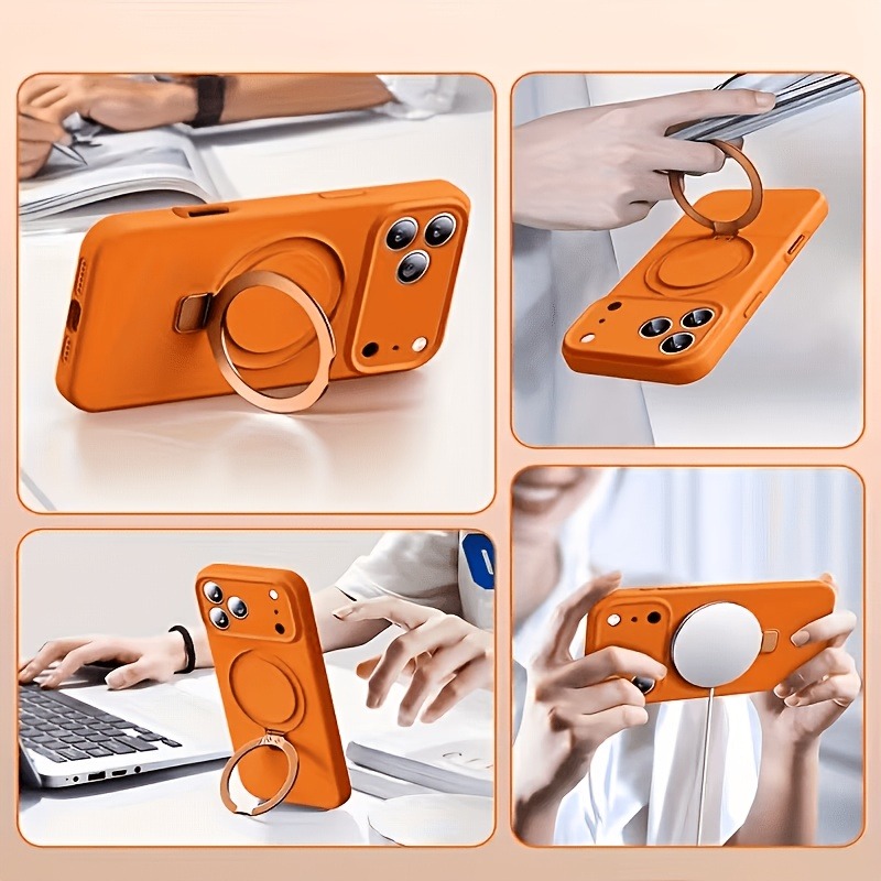 360° Magnetischer Ständer Flüs – Liquid Silicone Magnetic Phone Case Bewertung und Preis