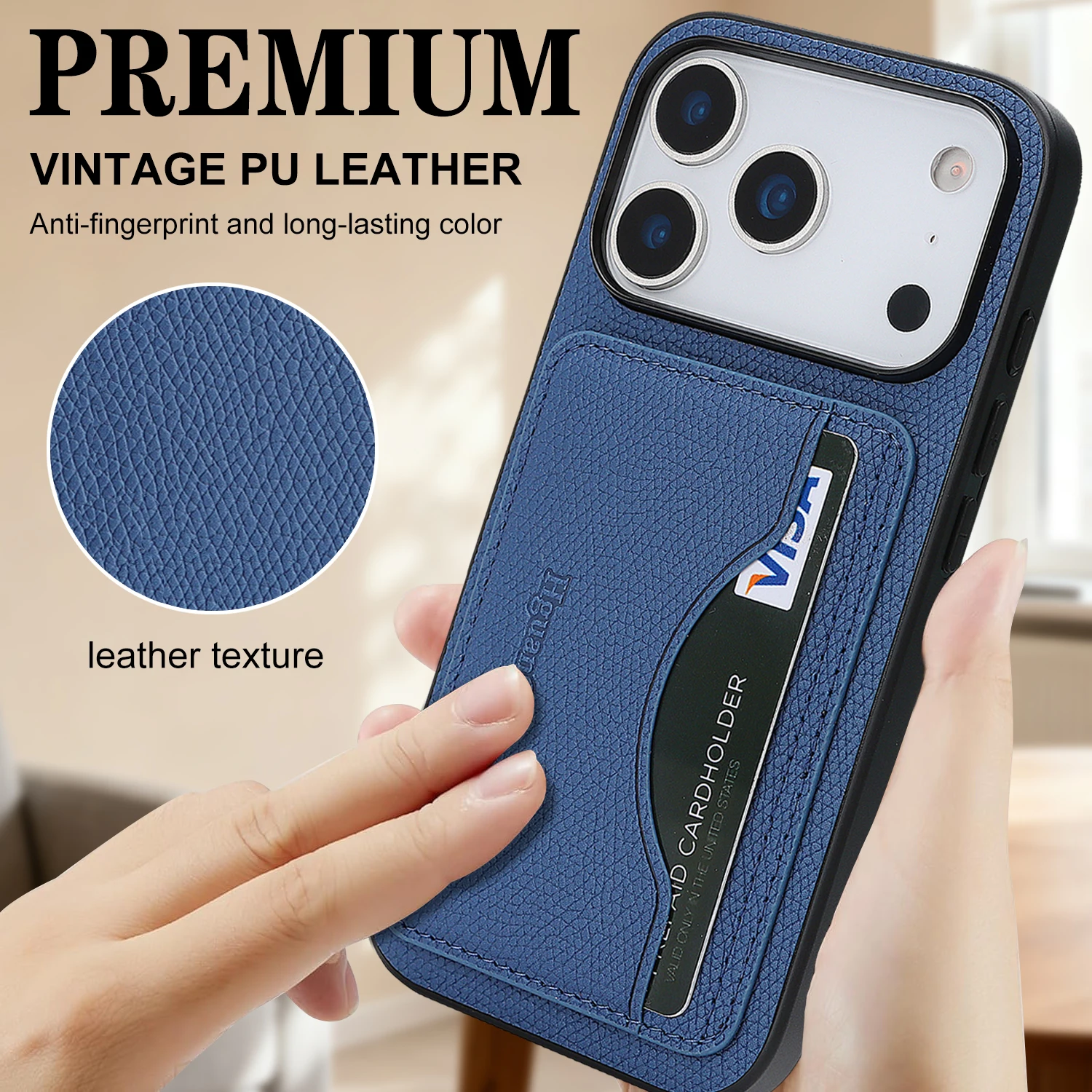 Lederhülle Kartenfach Handyhül – Leather Wallet Card Holder Phone Cover Bewertung und Preis