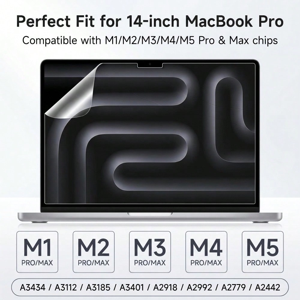 5er-Pack für MacBook Pro 14 Zo – Matte Anti Glare Screen Protector Bewertung und Preis