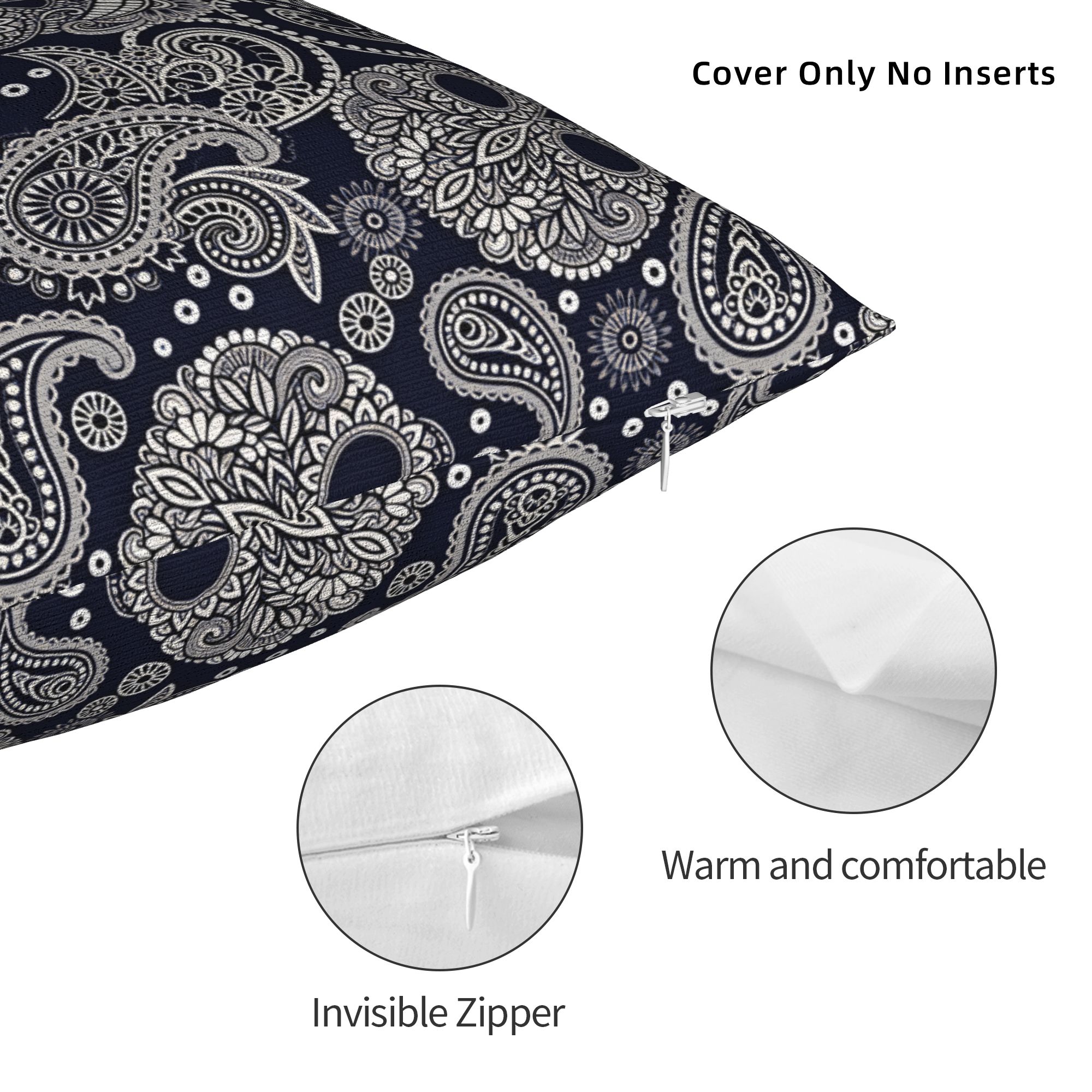 Nahtloses Kissenbezug mit Pais – Vintage Floral Pattern Soft Case Bewertung und Preis