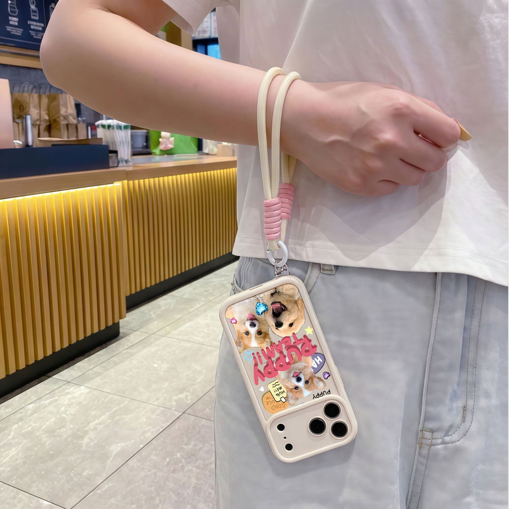 Handyhüllen mit Trageschlaufe  – Cute Cartoon Wrist Strap Silicone Case Bewertung und Preis