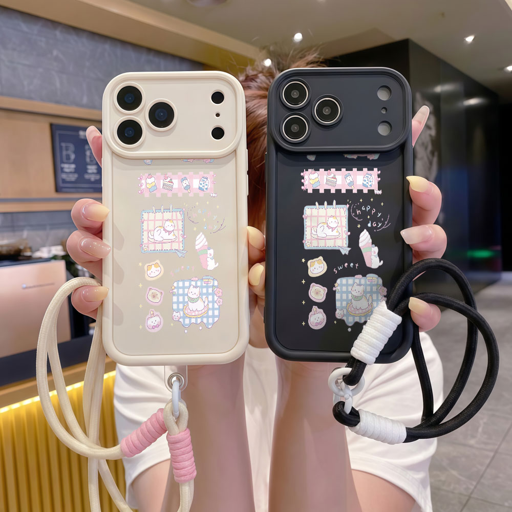 Handgelenkschlaufe Cartoon Nie – Cute Cartoon Wrist Strap Silicone Case Bewertung und Preis
