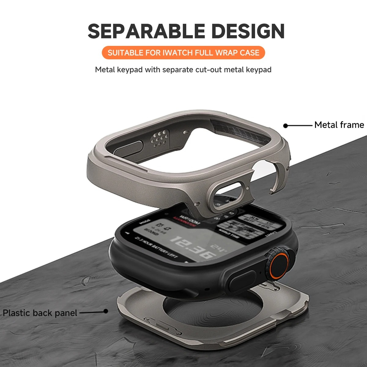 Metallgehäuse für Apple Watch  – Metal Bumper Aluminum Frame Case Bewertung und Preis