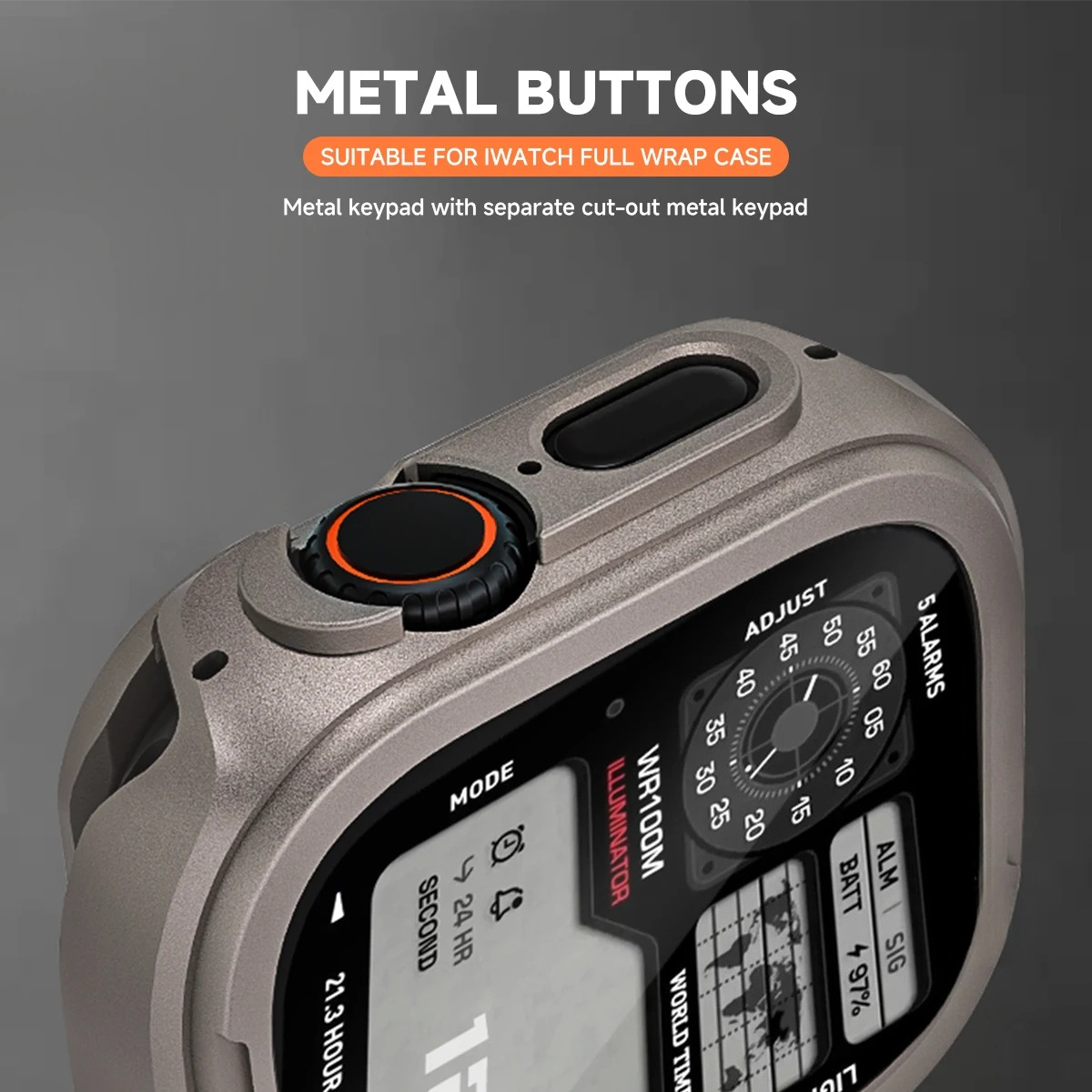 Metallgehäuse für Apple Watch  – Metal Bumper Aluminum Frame Case Bewertung und Preis