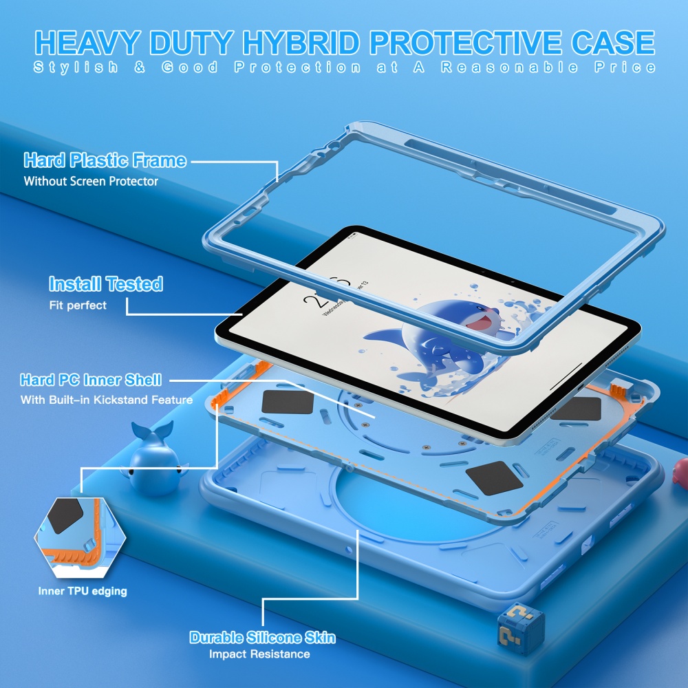 Für iPad Mini A17Pro Mini6 Kin – Cute Cartoon Wrist Strap Silicone Case Bewertung und Preis