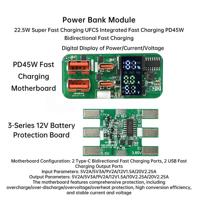 ABKN-DIY Lademodul PD45W 3S Bi – Power Banks Bewertung und Preis