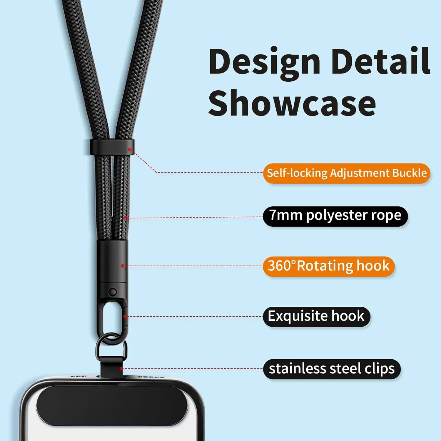 Universelles Handyband mit Cli – Crossbody Lanyard Neck Strap Case Bewertung und Preis