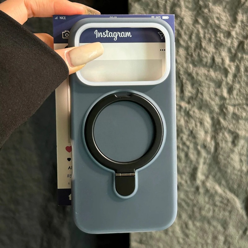Flüssiges Silikon in Bonbonfar – Liquid Silicone Magnetic Phone Case Bewertung und Preis