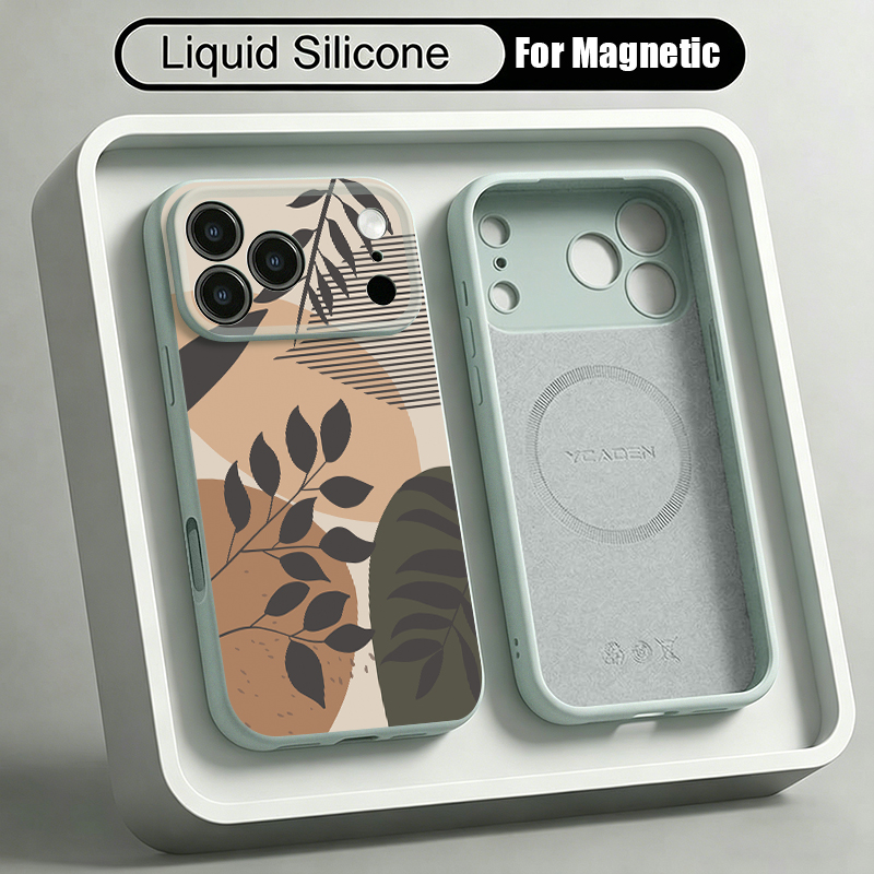 Einfaches Muster Flüssigsiliko – Liquid Silicone Magnetic Phone Case Bewertung und Preis