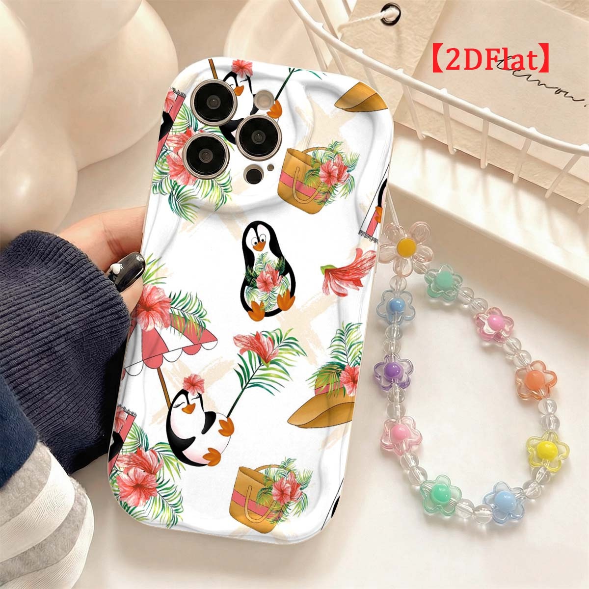 Niedliche Handyhülle mit Pingu – Cute Cartoon Wrist Strap Silicone Case Bewertung und Preis