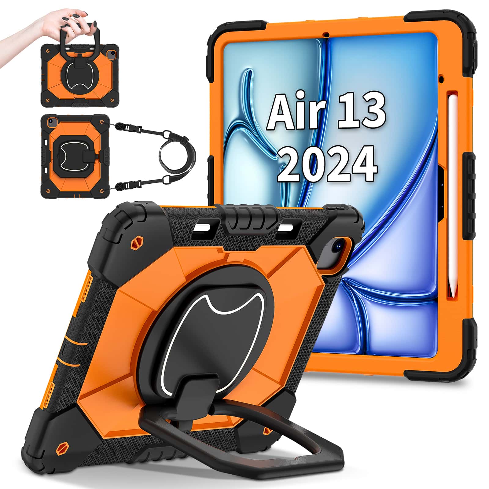 Für iPad Pro 13 M5 Air 13 M4 M – Heavy Duty 360 Full Body Protective Case Bewertung und Preis